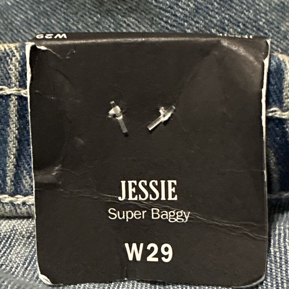 NEW True Religion Cargo Jeans Jessie Super Baggy Big T Drawstring Wide Leg 29 - Picture 8 of 16